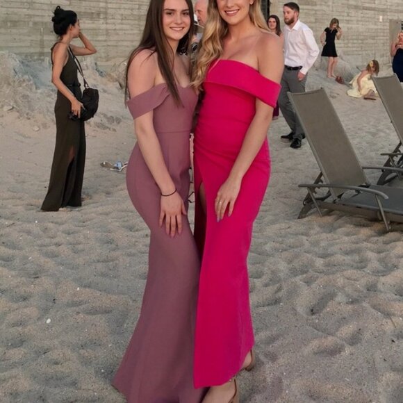 LIKELY Bartolli Off-the-Shoulder Nostalgia Rose Mermaid Evening Gown NWT Size 6 - Picture 8 of 17